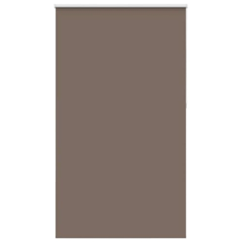 vidaXL Verdunkelungsrollo Kaffeebraun 130x210 cm Stoffbreite 126,6 cm, Rollo, Klemmfix, Thermorollo, Verdunklungsrollo, Klemmrollo, Fensterrollo