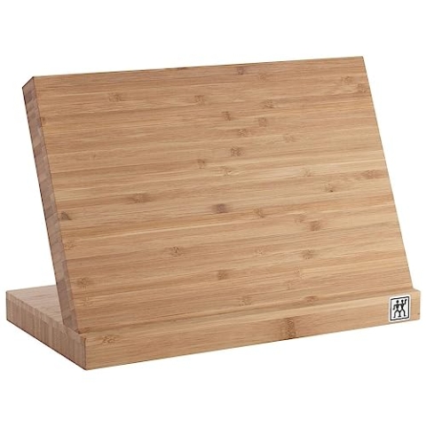 ZWILLING Magnetischer Messerblock für komplette Messersets, Bambus,16,5 x 30 x 20,8 cm