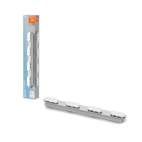 LEDVANCE Smart LED Badezimmerlampe chrome, 27W, 2800LM, 3000-6500K, 58cm, IP44, Orbis Duplo Wandleuchte, Badezimmerleuchte mit Wifi Technologie, dimmbar, steuerbar über App und Sprachassistenten