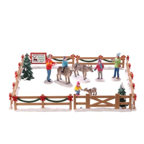 Lemax - Vail Village - Zubehör: Rentier Petting Zoo