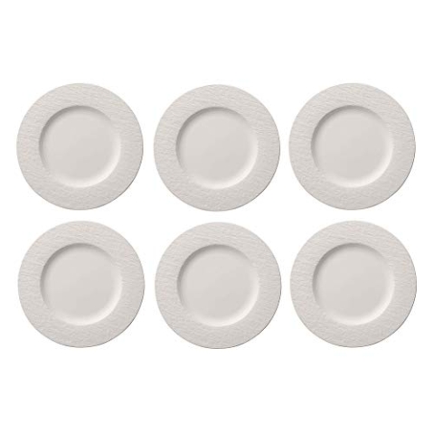 Villeroy & Boch Manufacture Rock blanc Speiseteller 6er Set 27cm (6x 10-4240-2620)