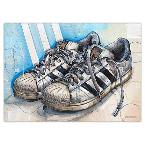 Adidas Superstar Kunstdruck (50x70cm) *ungerahmt