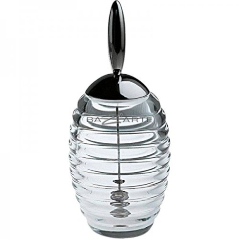 Alessi - Klassischer Topf mit Messbecher für Honig, 250 ml, Edelstahl, Lebensmittelecht, Spülmaschinenfest, Rund, 35 cl, 1 Count