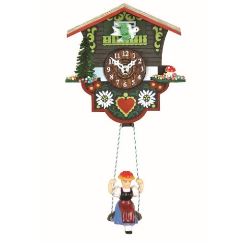 Trenkle Kuckulino Schwarzwalduhr Schweizerhaus mit Quarzwerk und Kuckuckruf TU 2014 SQ