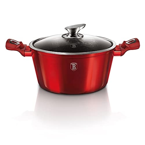 Berlinger Haus - BH/1256n - Savepan mit Cover, 20 cm, Burgund -Ausgabe von Metal Line