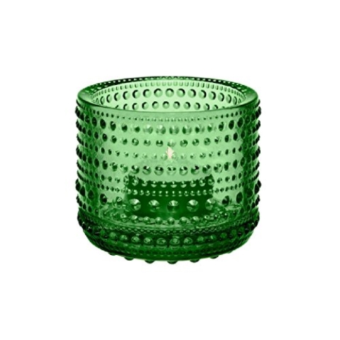 Iittala 006088 Kastehelmi Windlicht, 64 mm, grün