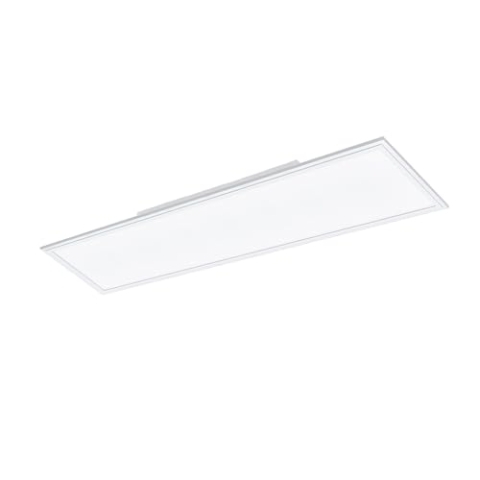 EGLO connect.z Smart-Home LED Panel Salobrena-Z, L x B 120 x 30 cm, ZigBee, App und Sprachsteuerung Alexa, Lichtfarbe einstellbar (warmweiß-kaltweiß), dimmbar, Alu Deckenlampe weiß