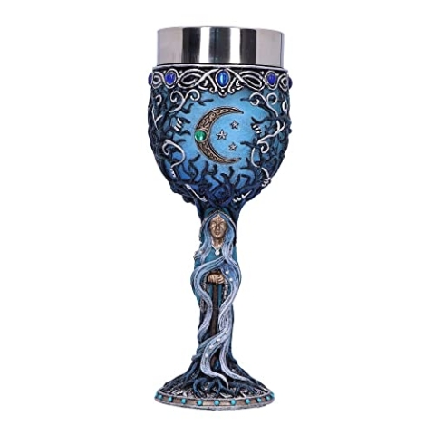 Nemesis Now Crone-Kelch, Blau, 20,8 cm
