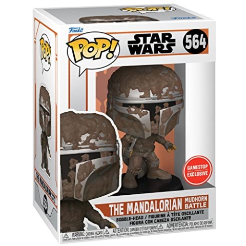 Pop! Star Wars 564 The Mandalorian Mudhorn Battle Exclusive