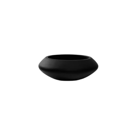 Pottery Pots Schale Übertopf Tara Schwarz D 40 cm H 15,5 cm