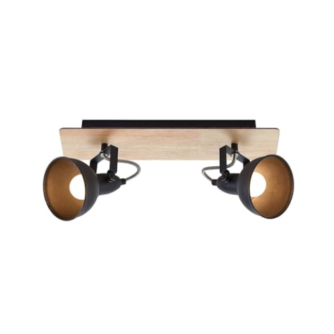 Lindby Strahler Aylis (Vintage, Industriell) aus Metall (2 flammig E14) - Deckenlampe Deckenleuchte Lampe Spot Wohnzimmerleuchte