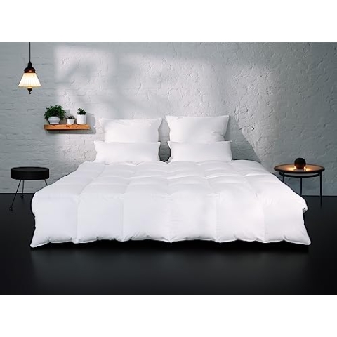 BEFA NATUR Made in Germany Primaloft Decke 200x200 cm aus hochwertiger Daunenalternative, Ganzjahresdecke,Allergiker geeignet, Öko-Tex 100 Klasse 1 Zertifiziert
