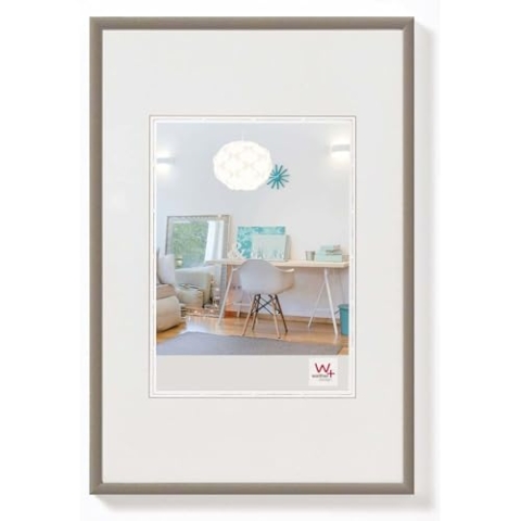 walther design Bilderrahmen stahl 59,4 x 84 cm (DIN A1)New Lifestyle Kunststoffrahmen KV684D