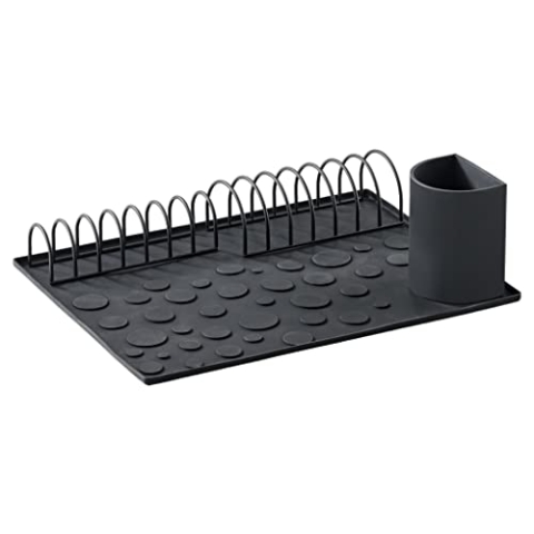 Zone DIISH Abtropfunterlage-Set 45 x 36 x 22 cm Black