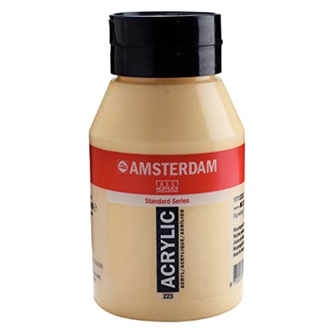 Amsterdam 17712232 ac ACRILICO 1000ml.223-AMAR.NAP.OSC, amarillo, One size, 1000 mililitro