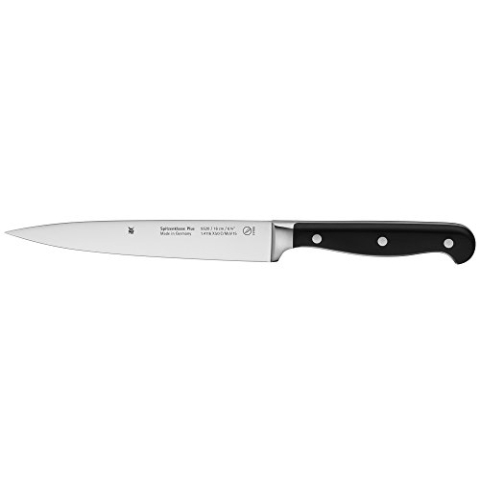 WMF Spitzenklasse Plus Fleischmesser 28 cm, Made in Germany, Fleischmesser Profi Messer geschmiedet, Performance Cut, Spezialklingenstahl, Klinge 16 cm