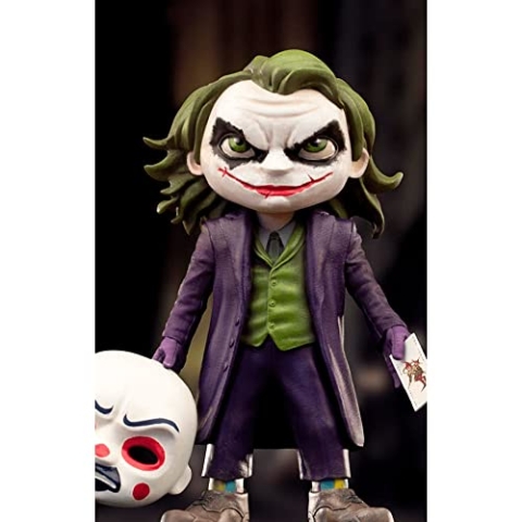 Iron Studios & MiniCo The Dark Knight The Joker Minifigur, Mehrfarbig, Standard
