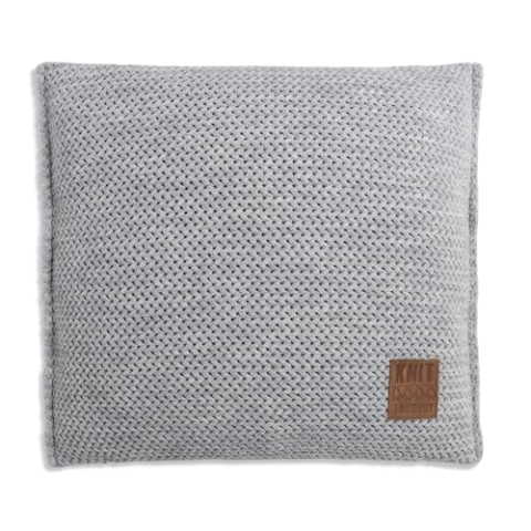 KNIT FACTORY - Maxx Kissen - Grau - 50x50 cm