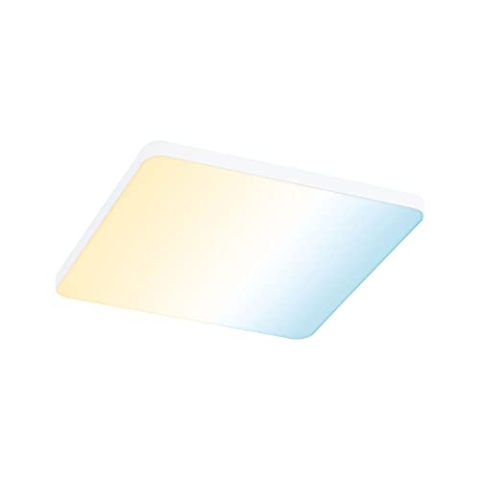 Paulmann 79958 LED Panel Einbaupanel Veluna VariFit Edge 160x160mm eckig Tunable White Weißlichtsteuerung Weiß Kunststoff Deckenleuchte
