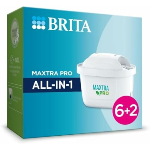 Patrone BRITA 6+2 Stück Maxtra Pro ALL-IN-1; Farbe Farbig