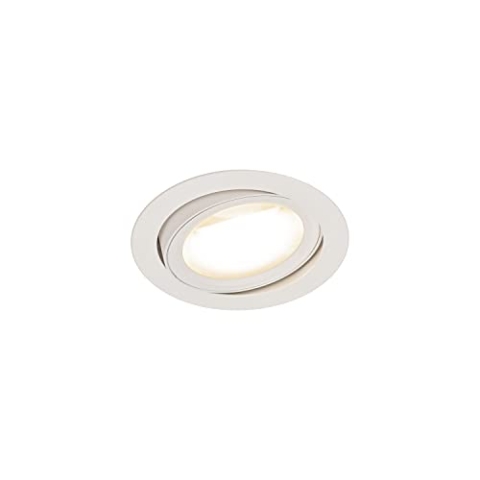 SLV Deckeneinbauleuchte OCULUS DL MOVE / LED Spot, Fluter, Deckenstrahler, Deckenleuchte, Einbau-Leuchte, Innen-Beleuchtung / 11.0W 780lm weiß dimmbar, 1004669