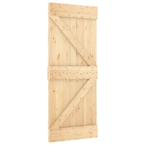 vidaXL Tür 85x210 cm Massivholz Kiefer