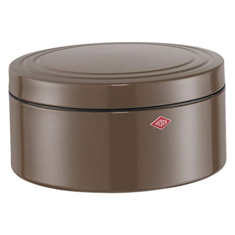 Wesco Classic Line Gebäckdose Stahlblech 24 x 24 x 12.5 cm Warm Grey