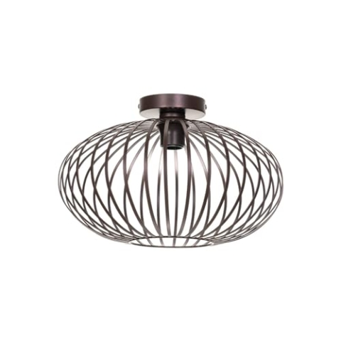 Lindby Deckenlampe Nahele (Retro, Vintage Antik) aus Metall (1 flammig E27) - Deckenleuchte Lampe Wohnzimmerleuchte