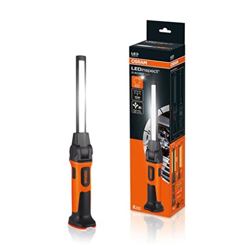 OSRAM LEDIL410 LEDinspect Slim MAX1000, schlanke Inspektionsleuchte, 6000K, wiederaufladbare LED Arbeitsleuchte, magnetisch, biegsam, inkl. Haken