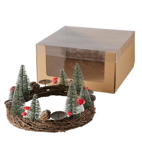 Boltze Home Adventskranz Kerzenhalter Fairytale, Ø32,5 cm
