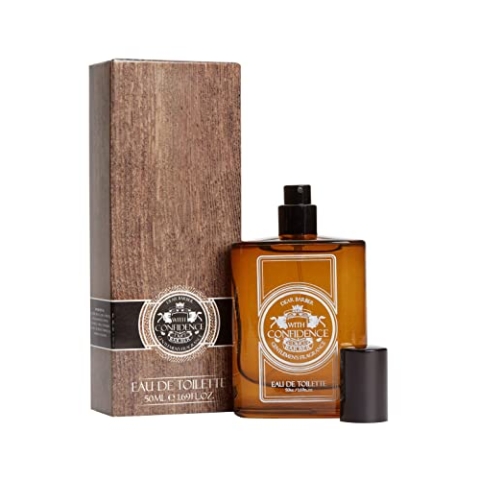 Dear Barber with Confidence EAU de Toilette, Masculine Vintage Inspired Fragrance, Freshen Up Aftershave, Travel Sized, 50ml