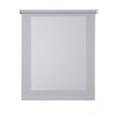 STORESDECO - Screen-Rollo, Rollo Mit Technischem Stoff Für Türen Und Fenster Wärmedämmendes Rollo, Lichtdurchlässig, Filtert Licht Und Sorgt Für Privatsphäre | Grau, 100 cm x 250 cm