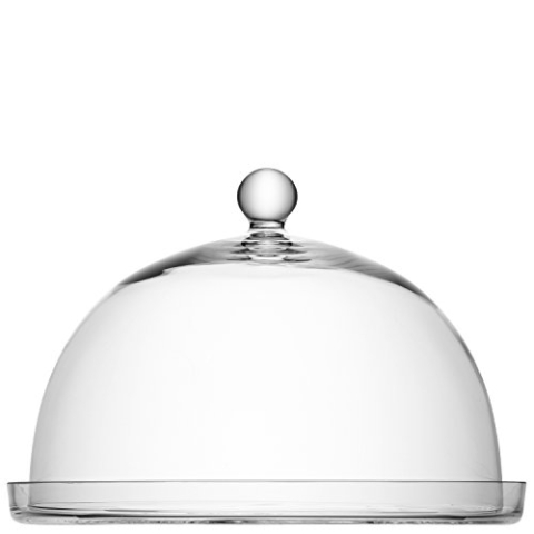 LSA International Vienna Platte & Haube Ø33cm/Ø30cm H22.5cm Klar