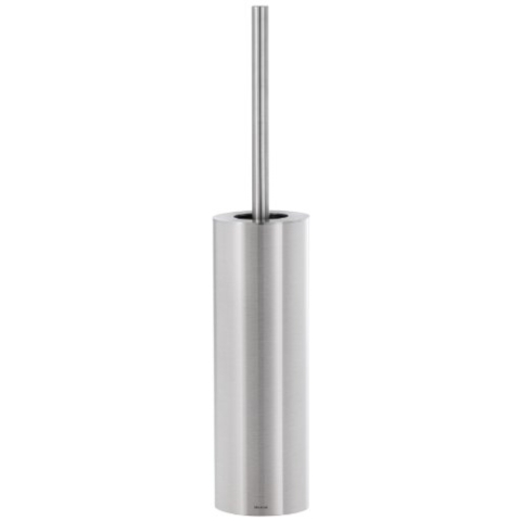 blomus -NEXIO- WC-Bürste aus mattiertem Edelstahl, Toilettenbürste freistehend, modernes Badaccessoire, hochwertiger Klobürstenhalter, Toilettengarnitur (H / B / T: 46 x 9 x 9 cm, Edelstahl, 68626)