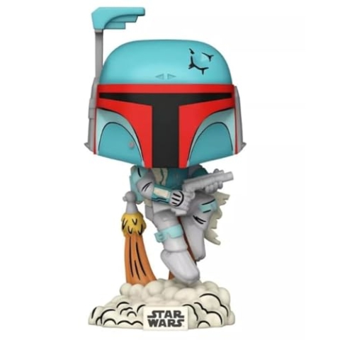 Funko Pop! Star Wars: D100 - RR Boba Fett (Exc) Sammelfigur aus Vinyl - Geschenkidee - Offizielles Merchandise - Spielzeug für Kinder & Erwachsene - Modellfigur für Sammler und Display