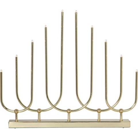 Star 10-flammig Farbe: Messing, ca. 48x41 cm", 138-30