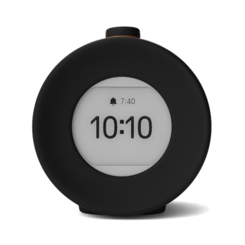 mudita Sunrise Alarm Clock E Ink Screen – „Harmony 2” Wecker Digital mit Bildschirm ohne Lichtemission, 17 Melodien, Entspannung klingt Manager - Minimalistisches Design, Lange Akkulaufzeit - Schwarz