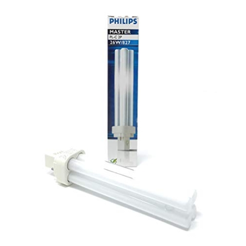 10x Philips MASTER PL-C 26W/827 G24d-3 2PIN (2-Stift) Warmweiß 2700K Energiesparlampe 171mm
