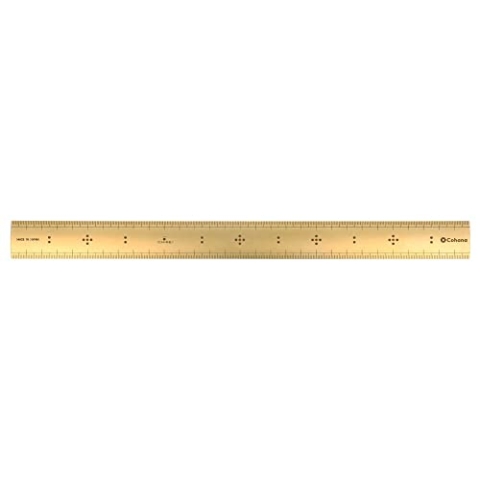 Cohana 45-048 Ruler, Messing, Bronze, 30cm