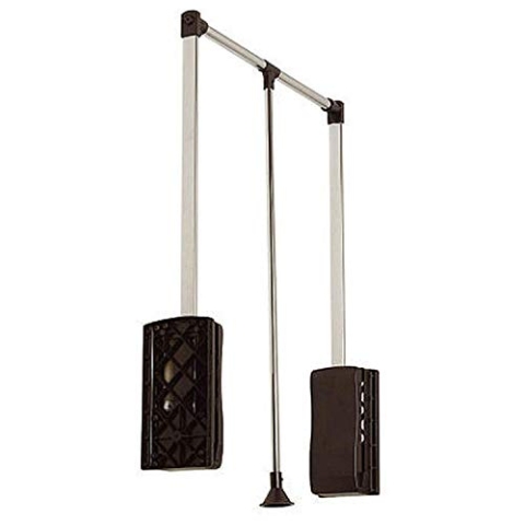 SO-TECH® Kleiderlift schwarz Garderobenlift Kleiderstange Wardrobelift Lift Kleiderschranklift