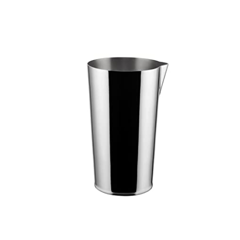Alessi The Tending Box GIA25 - Designer Cocktailmixer Glas, aus Edelstahl 18/10, Spülmaschinenfest, 7,5 cl, Stahl, 3