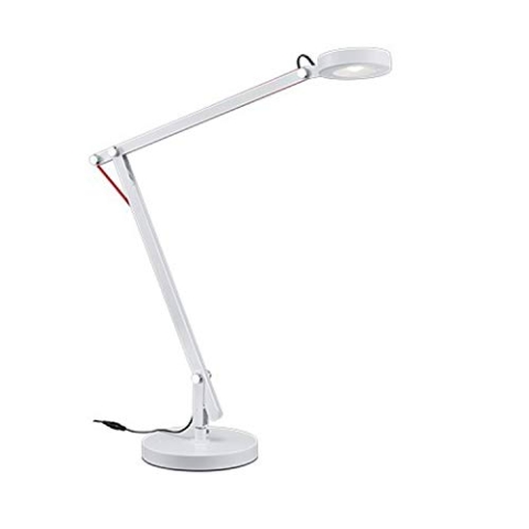 Trio Leuchten LED Tischleuchte Amsterdam 527920101, Metall weiß, 1x 5 Watt