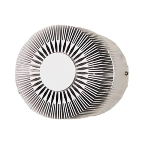 Lucande LED Wandleuchte außen Lennias (spritzwassergeschützt (Modern) in Alu aus Aluminium (1 flammig,) - Außenwandleuchten Wandlampe Led Außenlampe Outdoor für Außenwand/Hauswand