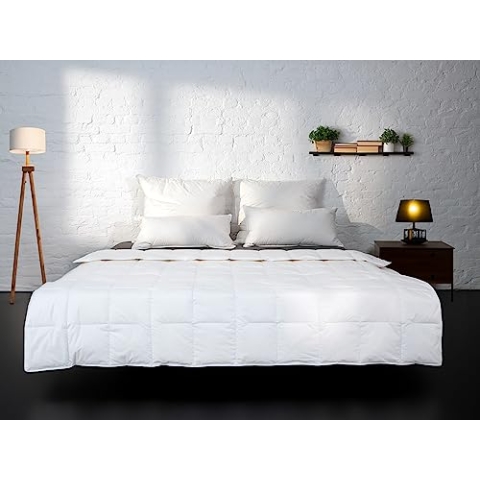 BEFA NATUR Made in Germany Primaloft Decke 155x220 cm aus hochwertiger Daunenalternative, Sommerdecke, Allergiker geeignet, Öko-Tex 100 Klasse 1 Zertifiziert
