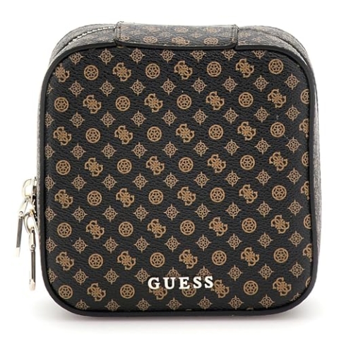 GUESS Cube Jewelery Case Mocha Logo Multi