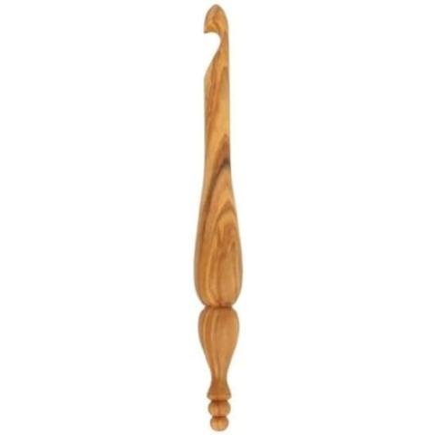 Furls FFCROOLIV0900 Häkelnadeln, Wood, Olivewood, 9mm