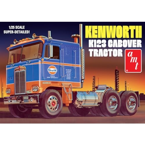AMT Kenworth K-123 Cabover Gulf Modellbausatz im Maßstab 1:25