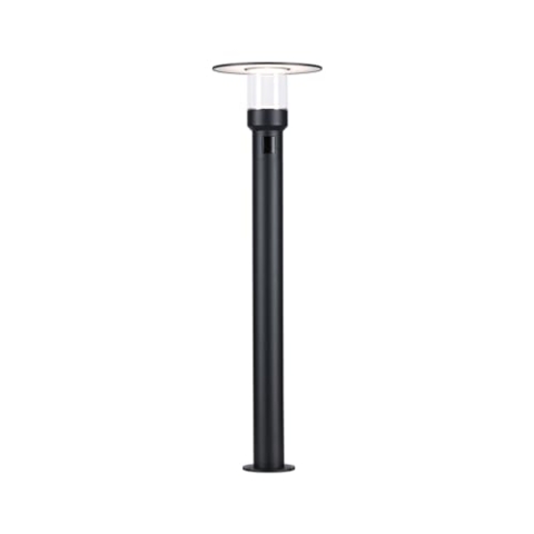 Paulmann 94835 LED Pollerleuchte Sienna Bewegungsmelder IP44 9W 400lm 212mm Anthrazit Aluminium 3000K