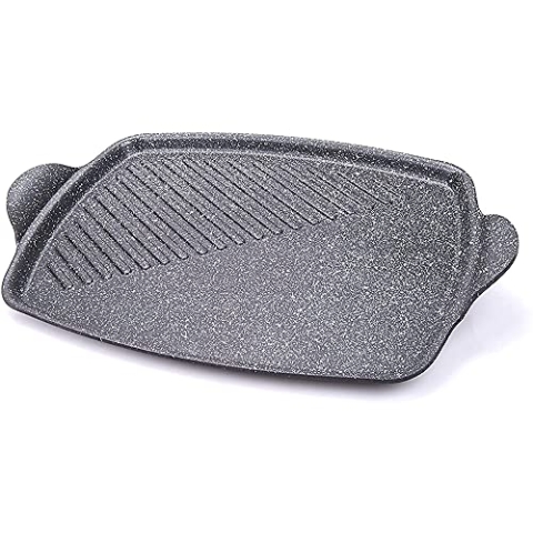 Währung Gusto Grillrost, rechteckig, Aluminium, Grau, 35/25 cm