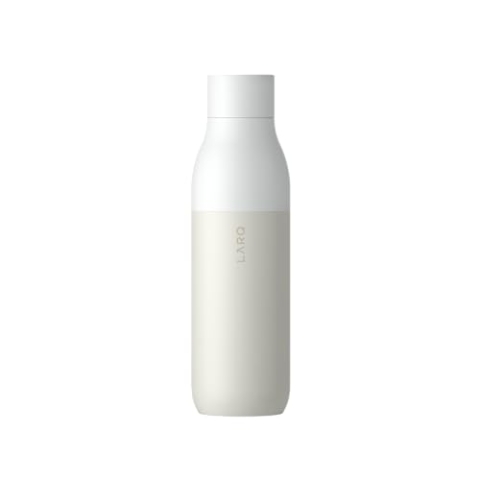LARQ Bottle PureVis 740ml - Selbstreinigende und isolierte Edelstahl-Wasserflasche mit UV-Wasserreiniger und preisgekröntem Design | wiederverwendbar und reisefreundlich | 2 Jahre Gar, Granite White